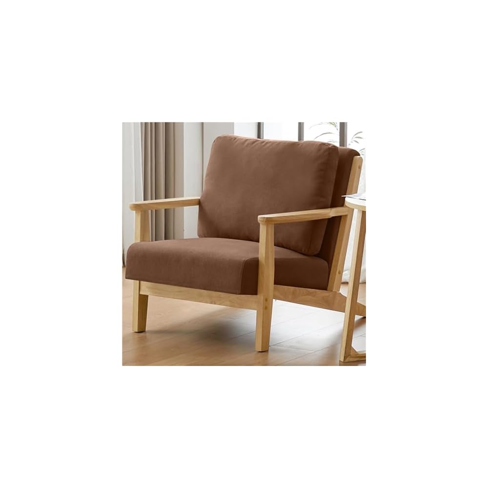 Modern Accent Chair, Comfortable Reading Chair with Backrest, Stylish Chair for Bedroom and Living Room - Simple Vanity Design, Ideal for Home Decor and Relaxation