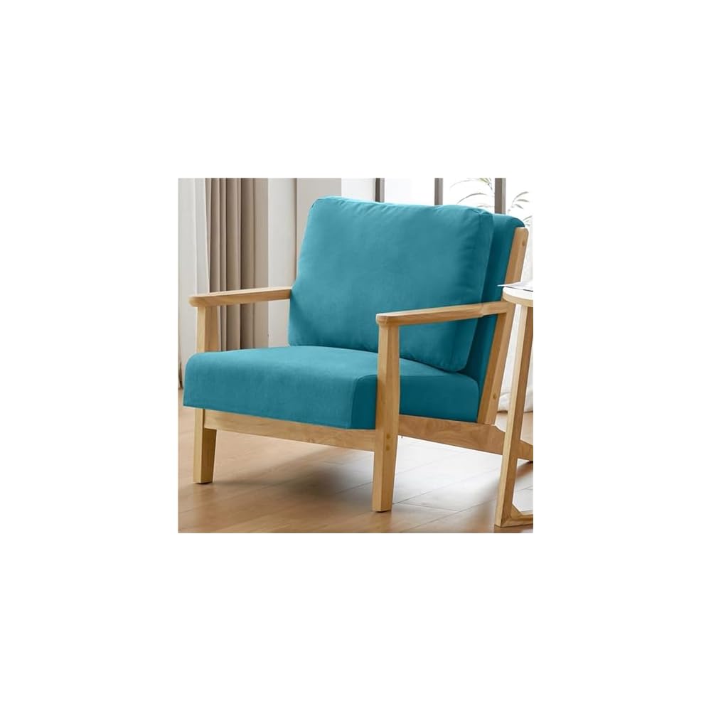 Modern Accent Chair, Comfortable Reading Chair with Backrest, Stylish Chair for Bedroom and Living Room - Simple Vanity Design, Ideal for Home Decor and Relaxation