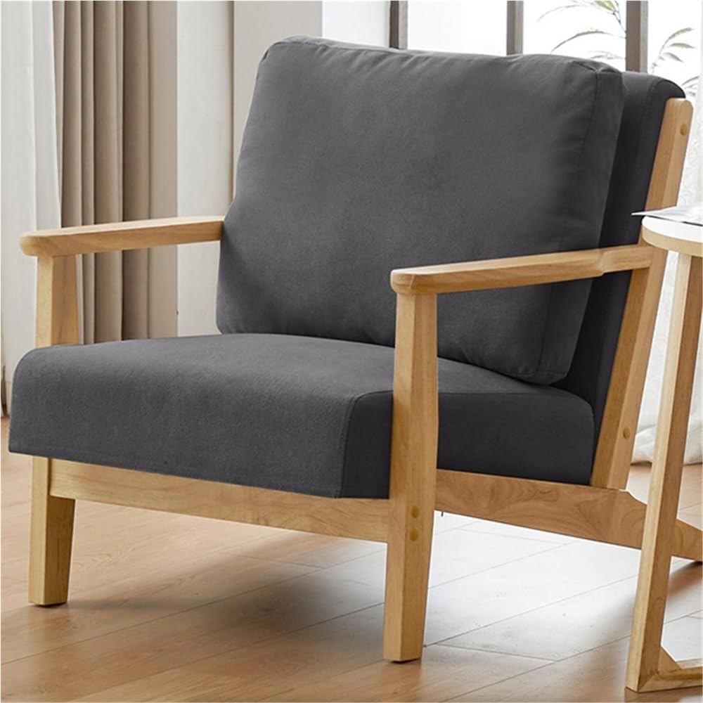 Modern Accent Chair, Comfortable Reading Chair with Backrest, Stylish Chair for Bedroom and Living Room - Simple Vanity Design, Ideal for Home Decor and Relaxation